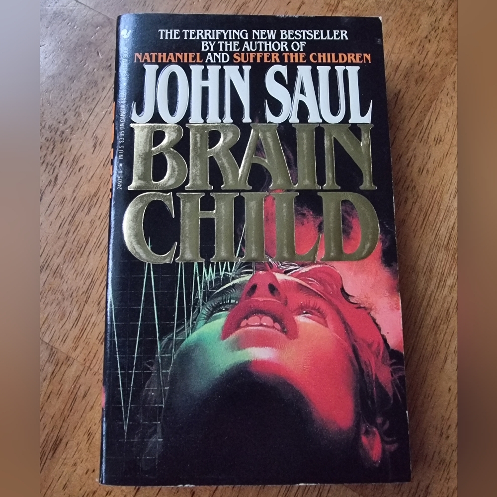 John Saul 'Brain Child' Paperback Vintage 80s Horror Book RARE